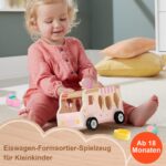 Fisher-Price Holz-Eiswagen Formensortierer – Motorik & Rollenspiel ab 18 Monaten – Bild 2