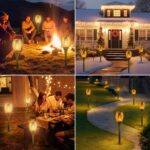 Lafhome Solar Flammenlicht 4er Set mit 33LED – Realistischer Flammeneffekt für Garten & Terrasse – Bild 6