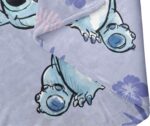 Disney Lilo & Stitch Microflanell-Decke 100 x 150 cm – Kuscheldecke Blau – Bild 4