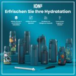 ion8 Kinder Trinkflasche 400ml Edelstahl – Auslaufsicher mit Einhandöffnung – Bild 7