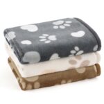 BEDSURE Hundedecke 3er-Set XS (58x41 cm) – Waschbare Fleece-Decken für Hunde & Katzen