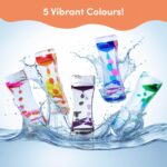 THE TWIDDLERS Liquid Motion Lavalampen-Set 5er Pack – Sensorisches Entspannungsspielzeug für Kinder & Erwachsene – Bild 4