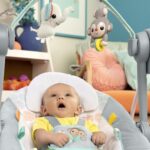 Bright Starts Whimsical Wild Automatische Babyschaukel – Tragbar & Zusammenklappbar mit 6 Melodien – Bild 11
