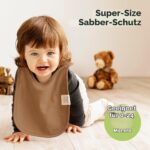 8er-Set Baby Pullover Lätzchen Terracotta – Bio-Baumwolle für Jungen & Mädchen – Bild 2
