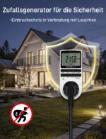 2x NOVKIT Digitale Zeitschaltuhr – 10 Programme & Zufallsfunktion für Heimautomation (230V/16A) – Bild 4