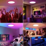 SNADER 44W LED Deckenleuchte Ø37cm Dimmbar – RGBIC Deckenlampe mit Fernbedienung für Wohn- & Schlafzimmer – Bild 7