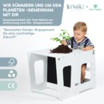 KYWAI® Montessori Lernturm Klappbar ab 1 Jahr – 2-in-1 Learning Tower & Kinderschreibtisch – Bild 6