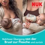NUK Perfect Match Babyflasche 260 ml – Anti-Kolik für 3+ Monate | 2er Set Affe – Bild 5