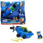 PAW PATROL Aqua Pups – Chase Hai-Fahrzeug mit Welpenfigur & Abschussvorrichtung