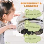 NatureMark Kinder Spannbettlaken 70x140 cm – 100% Baumwoll-Jersey 2er Set – Bild 6