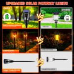 FIFlying Solar-Gartenfackeln 6er Set mit Flammeneffekt – IP65 wasserdicht für Garten & Terrasse – Bild 5