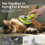pecute Katzenbürste mit Sprühfunktion – 2-Stufen Nebel für Langhaar Katzen & Hunde – Bild 8