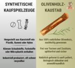 Matchpet Olivenholz Kauknochen L – Natürliches Kauspielzeug für grosse Hunde 26–35 kg – Bild 7