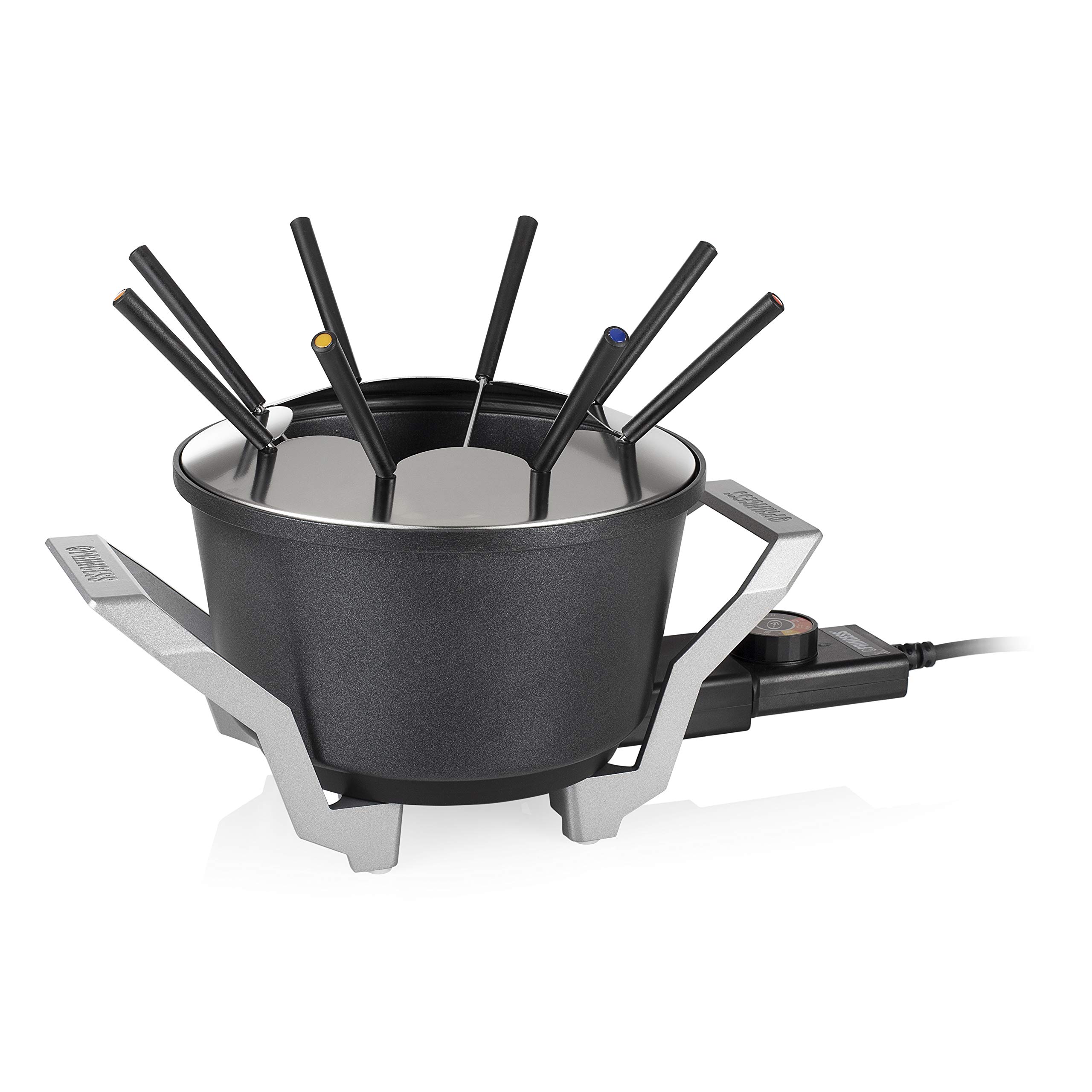 Princess 173100 Fondue Premium für 8 Personen – 1,5 L Aluminiumguss mit Thermostat