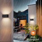 Klighten 24W LED-Aussenwandleuchte mit Bewegungsmelder – IP65 Wandlampe für Garten & Terrasse – Bild 5