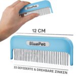 BluePet Zauberkamm – Patentierter Hundekamm & Katzenkamm für Langhaarfelle – Bild 7