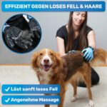 BluePet Fellpflegehandschuh für Hunde, Katzen & Pferde – Sanfte Haarentfernung – Bild 7