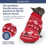 Spark Paws Strickpullover für Hunde – Wärmender Winterpullover in 7 Grössen – Bild 5