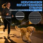 Philorn Joggingleine Hunde – Freihändiger Laufgurt mit Bungee & Dual-Griffen bis 50kg – Bild 6
