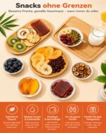 JUMMICO Dörrautomat mit 8 Edelstahl-Tabletts – Profi-Dörrgerät für Obst, Fleisch & Jerky – Bild 4