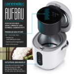 Arendo Reiskocher 0,8 L – 2 Kochprogramme mit Timer & Warmhaltefunktion für 1–2 Personen – Bild 5