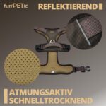 funPETic Hundegeschirr Essential Grösse L – Anti-Zug Brustgeschirr für grosse Hunde – Bild 3