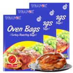 WRAPOK Bratbeutel 25 x 38 cm – 12 Stück Garbeutel für Ofen & Mikrowelle