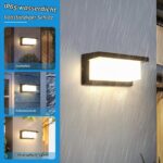 CHENBEN 18W LED Aussenwandleuchte IP65 – Aluminium mit 3000K–6500K für Garten & Terrasse – Bild 5