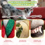 Arblina Weihnachts-Hundespielzeug Set (6er-Pack) – Interaktives Spielzeug für kleine & grosse Hunde – Bild 7