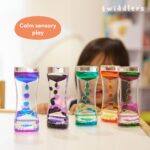 THE TWIDDLERS Liquid Motion Lavalampen-Set 5er Pack – Sensorisches Entspannungsspielzeug für Kinder & Erwachsene – Bild 6