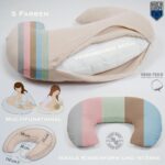 PaLulli® Stillkissen aus 100% Musselin-Baumwolle – Ergonomisch, waschbar & EU-zertifiziert – Bild 8