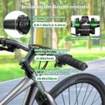 auvstar Fahrradkorb vorne faltbar – abnehmbarer Lenkerkorb mit Lenkeradapter – Bild 4