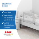 Reer ByMySide Bettgitter 150x50 cm – Rausfallschutz für Kinderbetten 180-210 cm – Bild 5