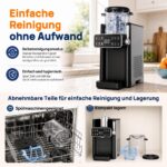 SiroSage Slush Maschine 1,2 L mit Kompressorkühlung – 6 Modi für Slushies, Cocktails & Milchshakes – Bild 9