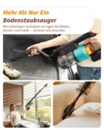 ElecKeys Akku Staubsauger 55KPa/650W, 65 Min Laufzeit – Kabellos Faltbar für Tierhaare – Bild 8