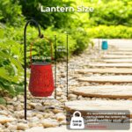 OxyLED 4er-Set Solarlaternen – Farbige Gartenlaternen mit IP44 Schutz & Automatik – Bild 6