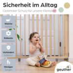 Geuther Oris Treppenschutzgitter 58–93 cm – Babygitter mit Schwenktür, EN 1930 zertifiziert – Bild 5