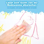 Tub Works Jumbo Badestifte 7er-Set – Ungiftige Badewannenstifte mit Sechseck-Griff – Bild 6