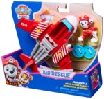 PAW PATROL Air Rescue – Marshalls Feuerwehr-Rettungsflugzeug mit Geschoss-Abwurf & Figur – Bild 11