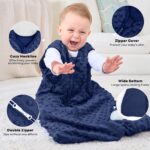 FIEMOL Babyschlafsack 0-6 Monate 1.5 Tog – Wärmeschlafsack aus Baumwolle & Plüsch – Bild 2