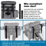 Ownpets Hundefahrradkorb mit Sicherheitsseil – Tragbarer Fahrradkorb für Hunde bis 7,5 kg – Bild 6