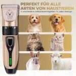 GLOBAL TECH Leise Hundeschermaschine – Professioneller Elektrotrimmer für Hunde & Katzen – Bild 7