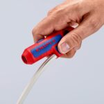 KNIPEX ErgoStrip 16 95 01 SB – Universal-Abmantelungswerkzeug für Rundkabel & Datenkabel – Bild 9