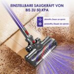 Authmic Akku Staubsauger 50000Pa – Kabelloses Reinigungssystem mit H13 HEPA & Touchscreen – Bild 3