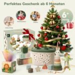 Auezona 5-in-1 Montessori Spielzeug ab 6 Monate – Sensorik & Motorik Lernset – Bild 9