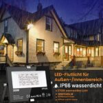 ChangM 2er Pack RGB LED Strahler 30W – Smart Flutlicht mit Bluetooth & App-Steuerung für Garten – Bild 2