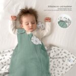 lulumoon Baby Schlafsack Musselin 0.7TOG 80cm – Sommerschlafsack für 9-15 Monate – Bild 6