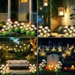 yowin Solar-Blumenleuchten 2er Set – Realistische LED Gartendeko mit automatischem Sensor – Bild 2