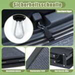 SMONTER 180cm Hunderampe klappbar – Einstiegshilfe für Autos, SUVs & LKWs mit rutschfester Oberfläche – Bild 4