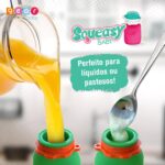 Squeasy Snacker Aqua 160 ml – Wiederverwendbarer Silikon-Quetschbeutel, BPA-frei – Bild 4